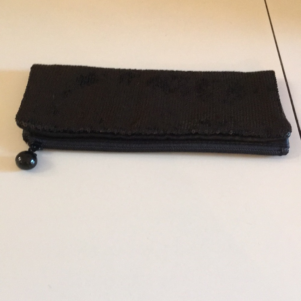 DKNY Sequined Zippered Bag